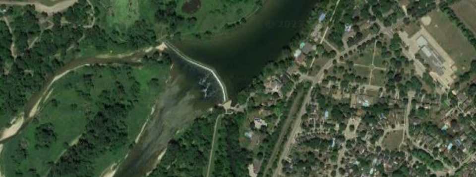 Finding a good location to build a river wave