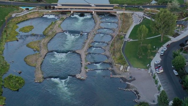 River waves: Fish habitat and boat passage